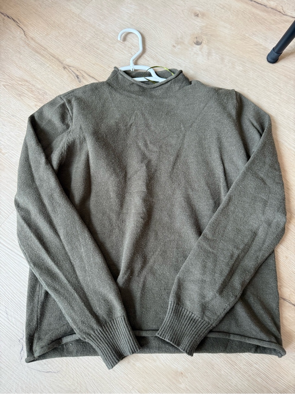 Cyrus Olive Turtleneck Sweater